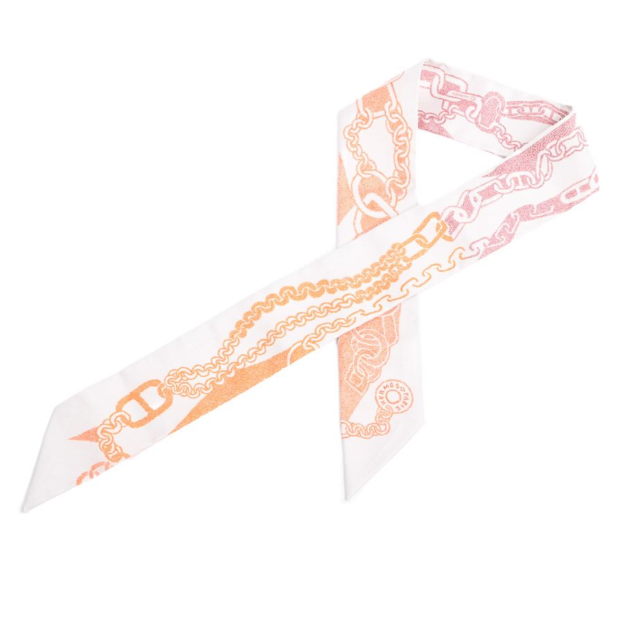 Hermes Scarf Twilly Scarves Gray