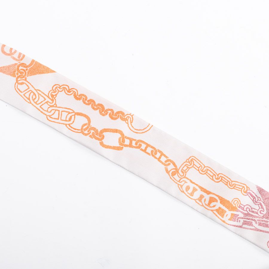 Hermes Scarf Twilly Scarves Gray — view 3