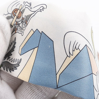 Hermes Scarf Twilly Scarves White — view 7