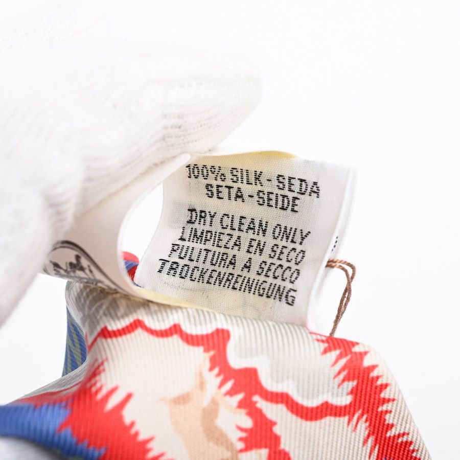 Hermes Scarf Twilly Scarves Gray — view 6