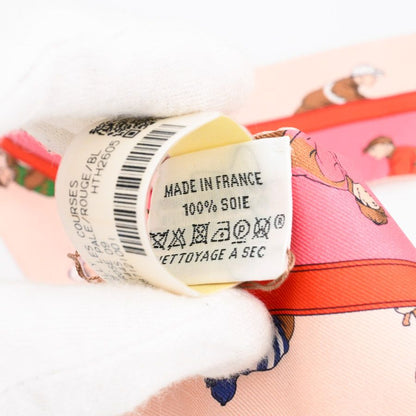 Hermes Scarf Twilly Scarves Pink — view 5