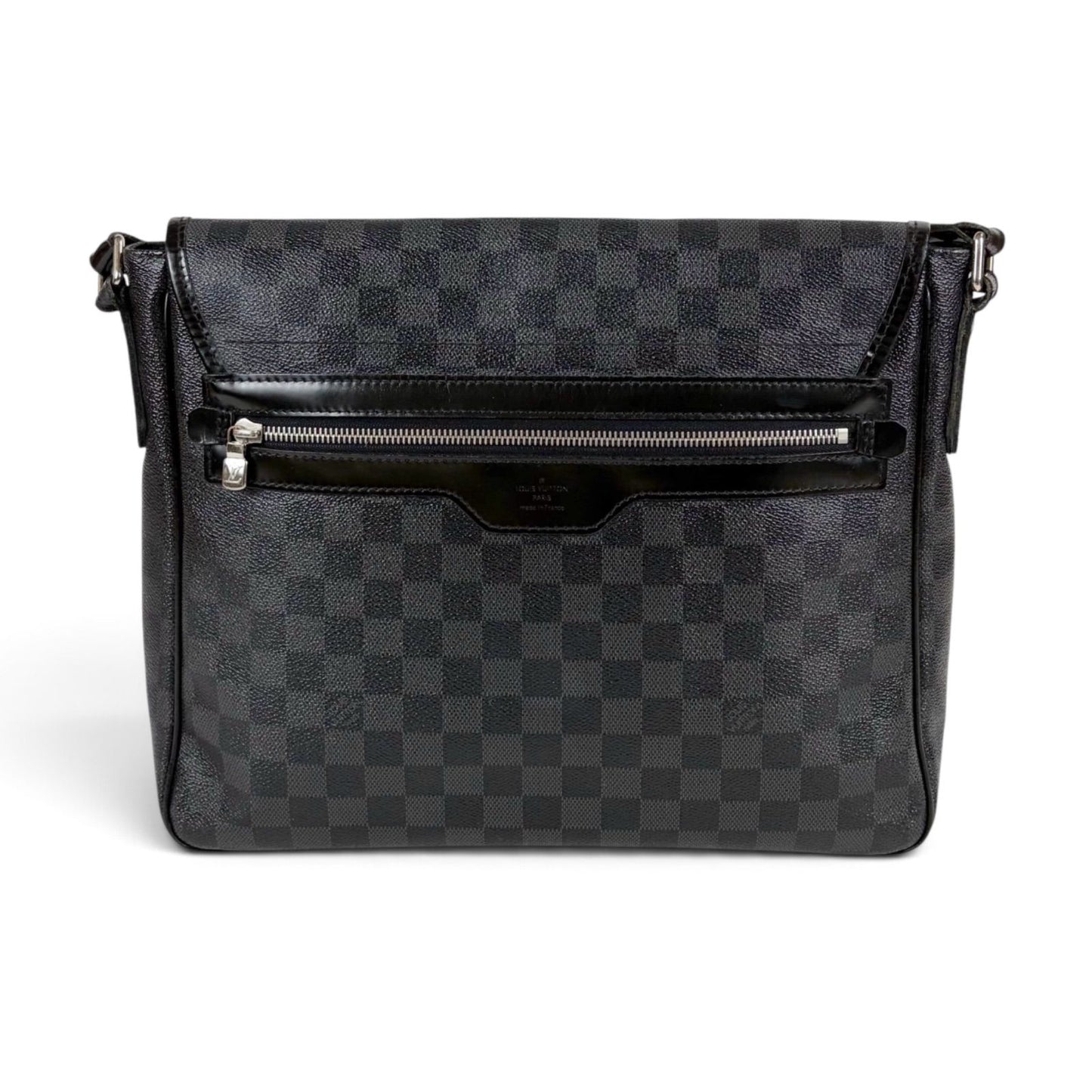 Louis Vuitton Damier Graphite Daniel MM Shoulder Bag Cross — view 3