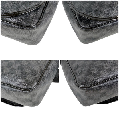 Louis Vuitton Damier Graphite Daniel MM Shoulder Bag Cross — view 8