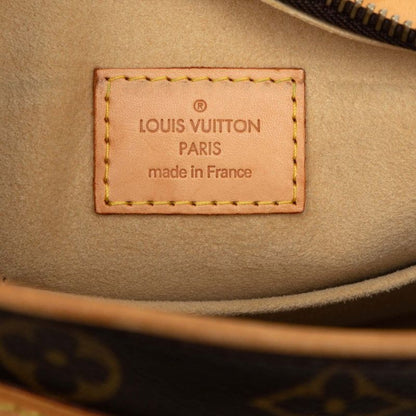 Louis Vuitton Monogram Hudson GM Shoulder Bag Brown Leather — view 6