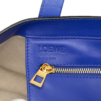 Loewe Repeat Anagram East West Tote Shoulder Bag Blue Leather — view 5