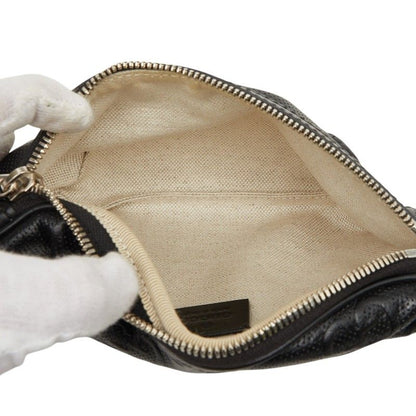 Gucci GG Embossed Belt Bag Black Leather — view 8