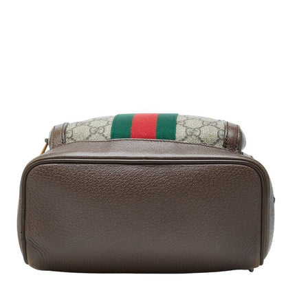 Gucci Ophidia GG Supreme Backpack Beige Brown Leather — view 2