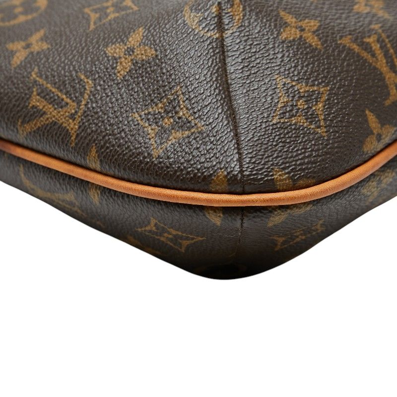 Louis Vuitton Monogram Musette Crossbody Shoulder Bag Brown Leather — view 4