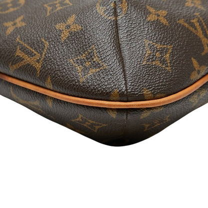 Louis Vuitton Monogram Musette Crossbody Shoulder Bag Brown Leather — view 4