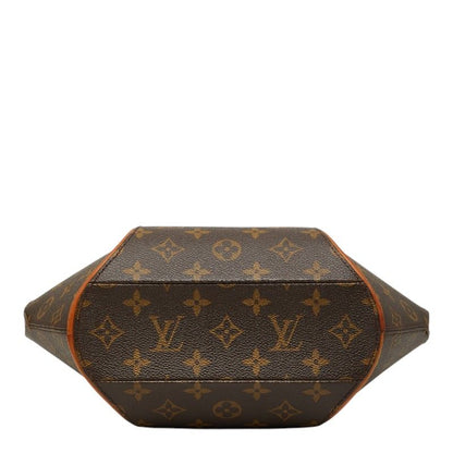 Louis Vuitton Monogram Ellipse PM Handbag Brown Leather — view 3