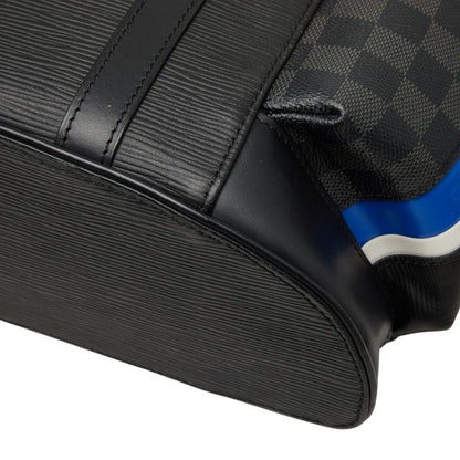 Louis Vuitton Epi Damier Graphite Christopher PM Backpack Black Blue Leather — view 4