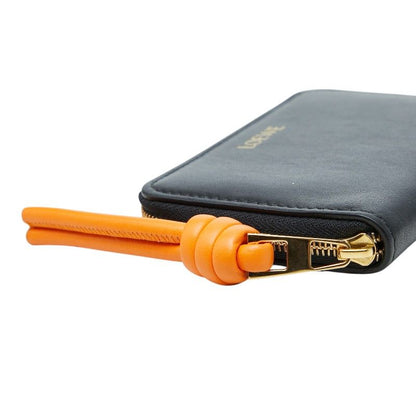 Loewe Coin Purse Black Orange Leather — view 5