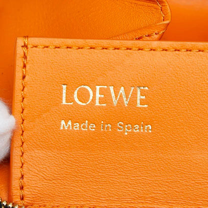 Loewe Coin Purse Black Orange Leather — view 8