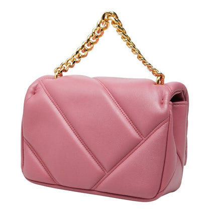 Bvlgari Serpenti Cabochon Chain Handbag Pink Leather — view 2