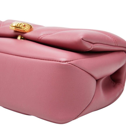 Bvlgari Serpenti Cabochon Chain Handbag Pink Leather — view 4