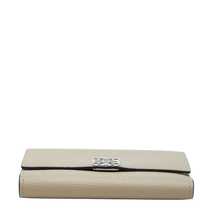 Loewe Anagram Trifold Wallet Beige Leather — view 3