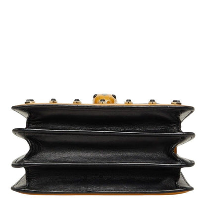 Bvlgari Serpenti Forever Handbag Brown Leather — view 3