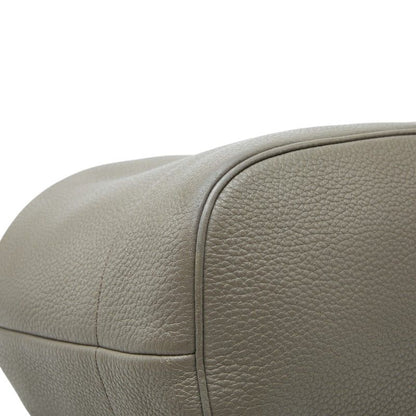Prada Logo 2-Way Shoulder Bag Gray Leather — view 5