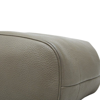 Prada Logo 2-Way Shoulder Bag Gray Leather — view 4