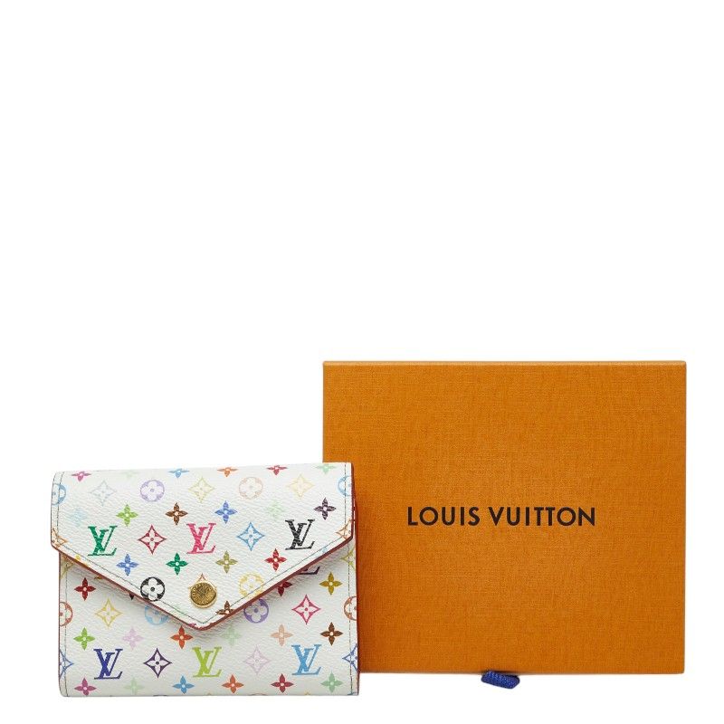 Louis Vuitton LV Takashi Murakami Monogram Multicolor Portefeuille Victorine — view 9