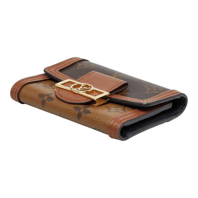 Louis Vuitton Monogram Reverse Portefeuille Dauphine Compact Trifold Wallet — view 4