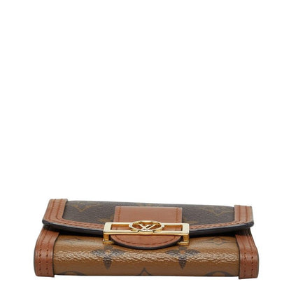 Louis Vuitton Monogram Reverse Portefeuille Dauphine Compact Trifold Wallet — view 3