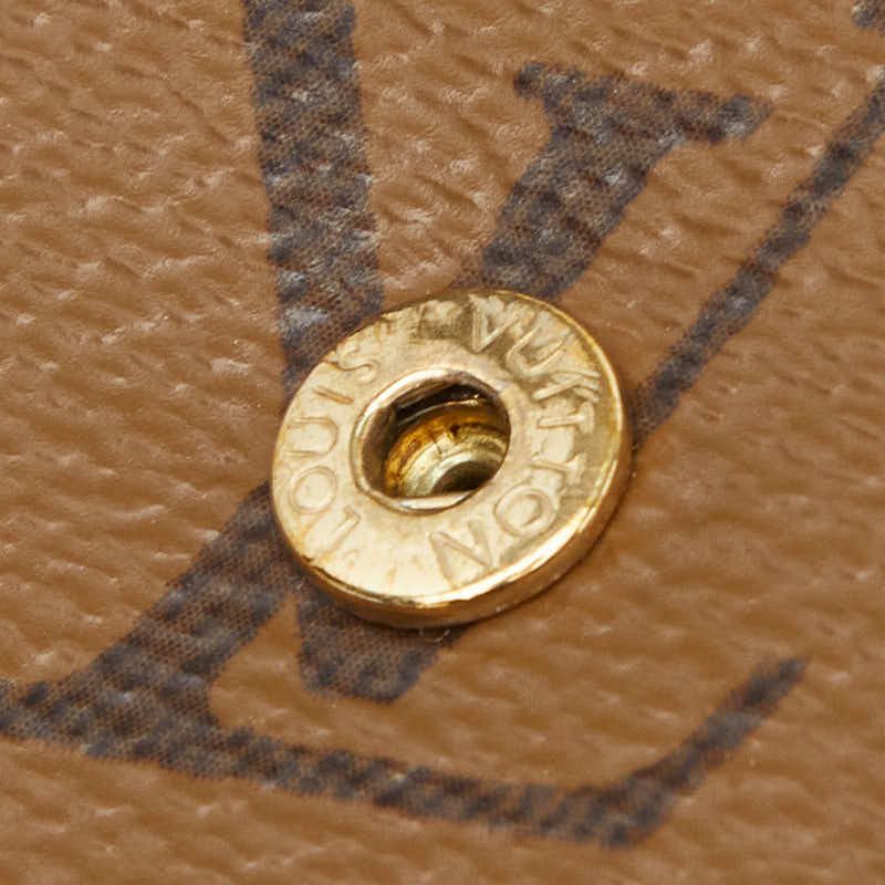 Louis Vuitton Monogram Reverse Portefeuille Dauphine Compact Trifold Wallet — view 6