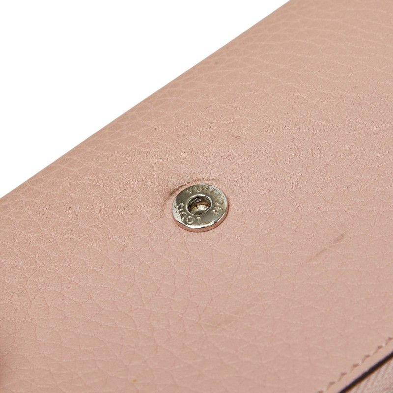 Louis Vuitton Portefeuille Capucines Compact Trifold Wallet Magnolia Pink — view 8