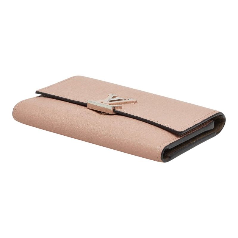 Louis Vuitton Portefeuille Capucines Compact Trifold Wallet Magnolia Pink — view 4