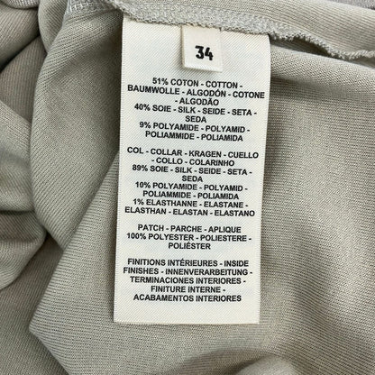 Hermes Short Sleeve Polo Clou de Selle DI Beige — view 4