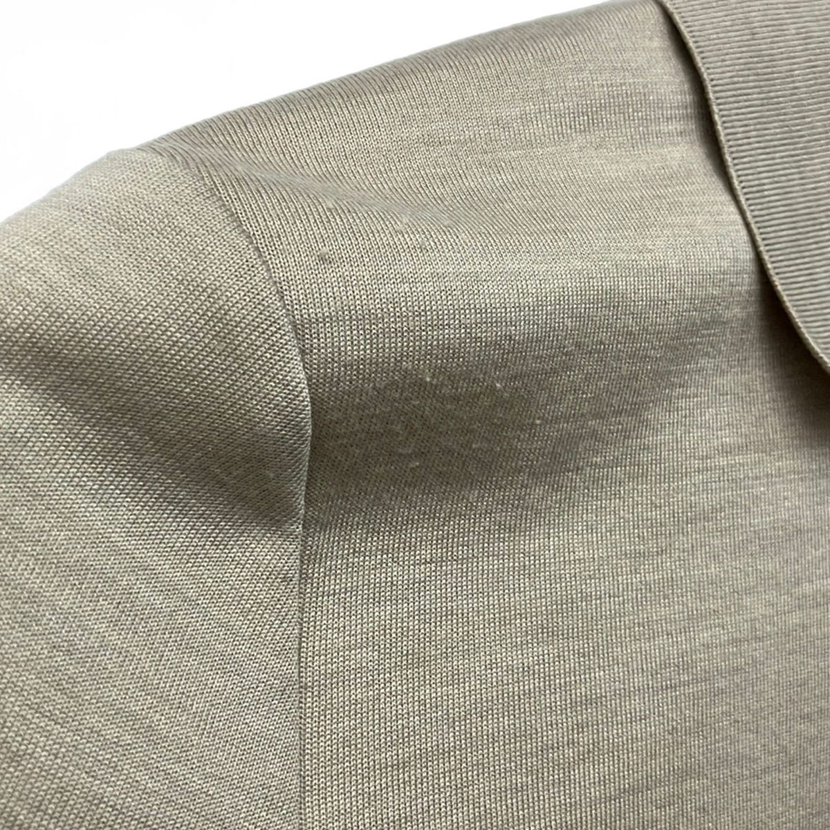 Hermes Short Sleeve Polo Clou de Selle DI Beige — view 8
