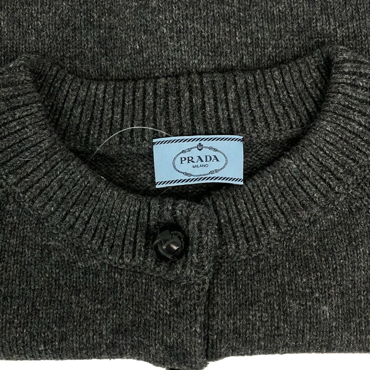 Prada Cardigan 36 S Dark Gray Long Sleeve — view 3