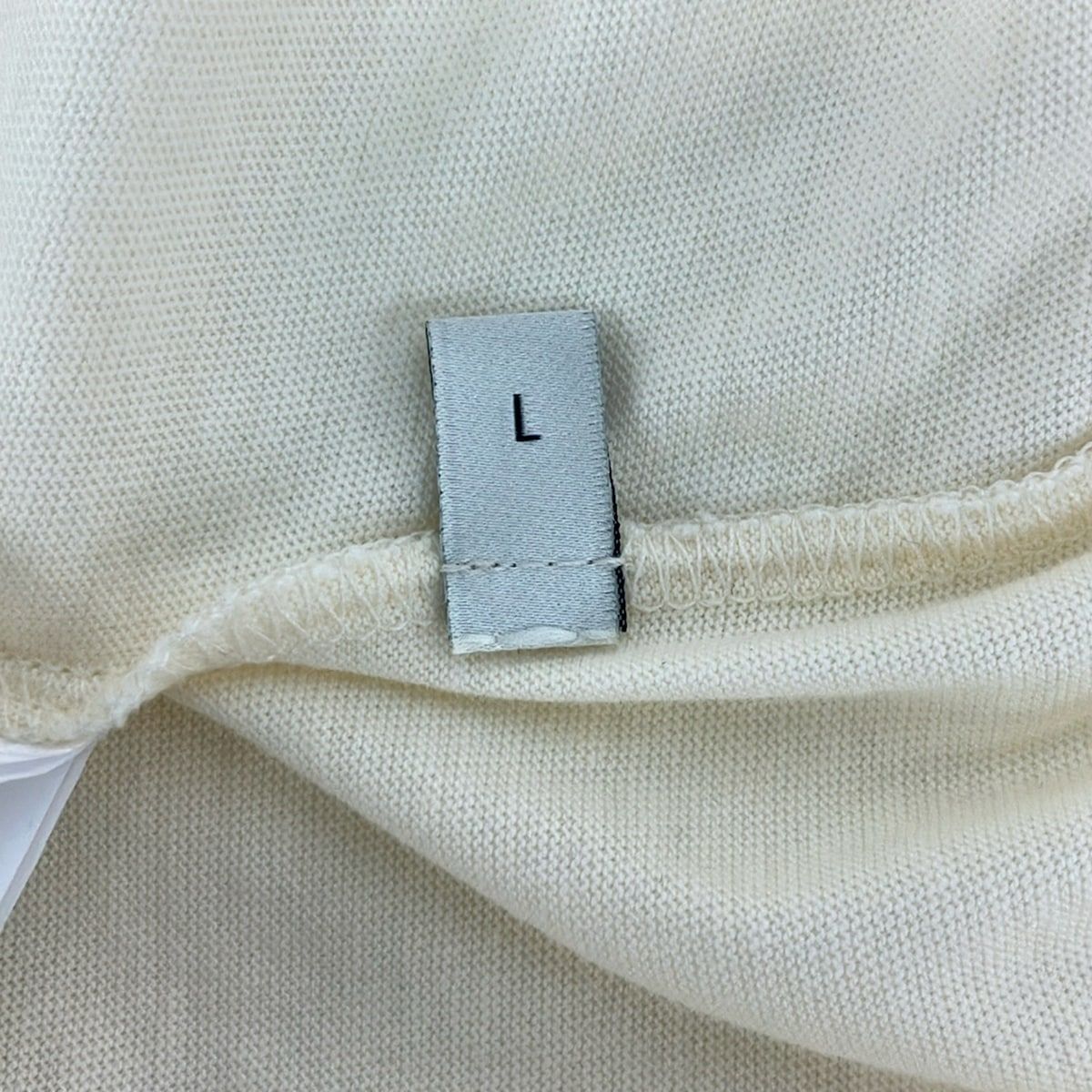 Gucci Short Sleeve T-Shirt L Ivory Crew Neck Sequin — view 5