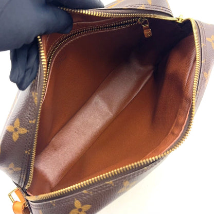 Louis Vuitton Trocadero 27 Monogram Leather Brown Shoulder Bag Gold — view 3