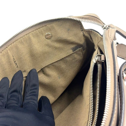 Fendi by the Way 2-Way Shoulder Calf Beige Handbag Silver — view 7