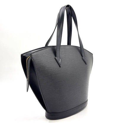 Louis Vuitton Saint Jacques Epi Noir Leather Black Handbag Gold — view 2