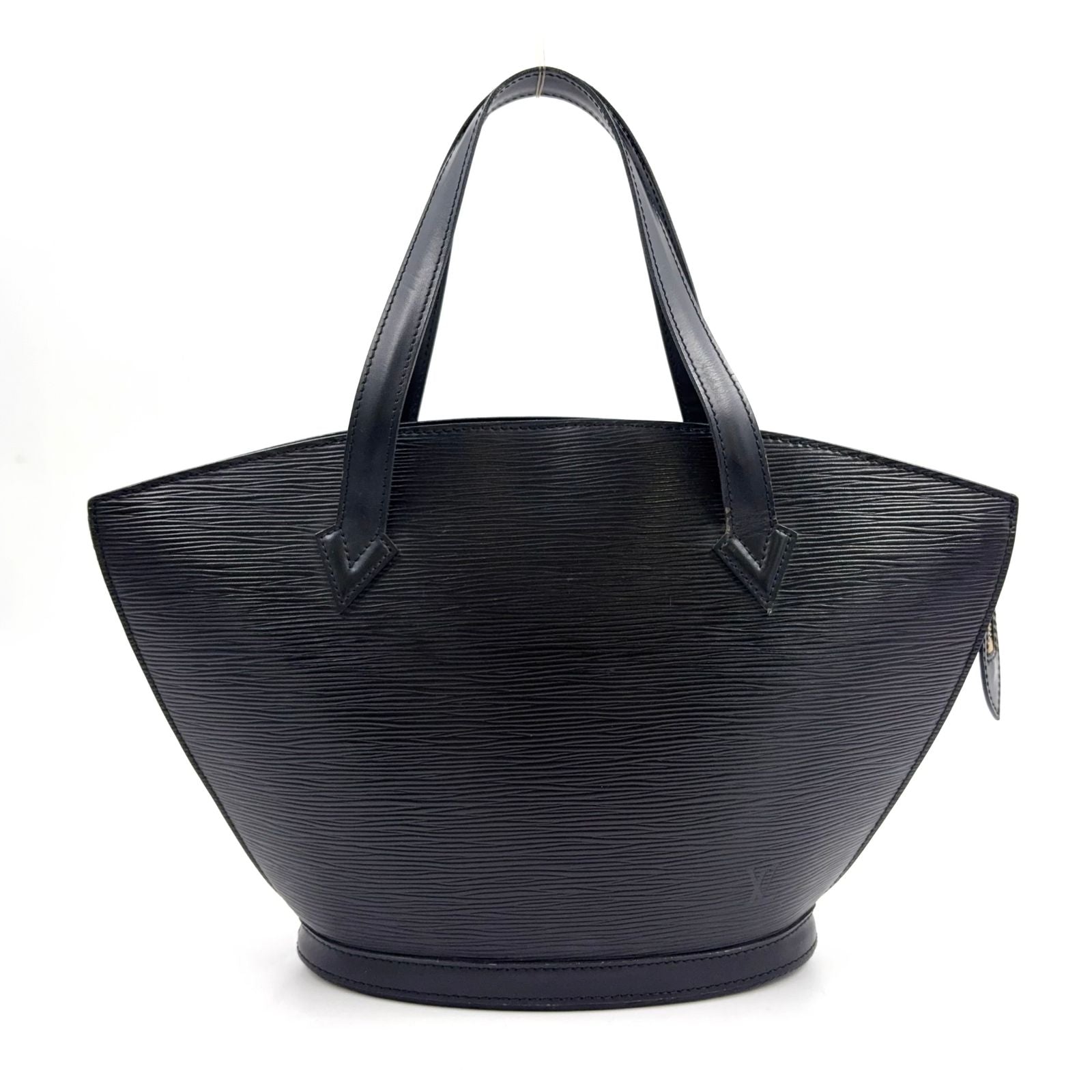 Louis Vuitton Saint Jacques Epi Noir Leather Black Handbag Gold