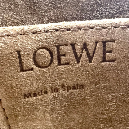 Loewe Mini Leather Pink Brown Shoulder Bag Gold — view 4