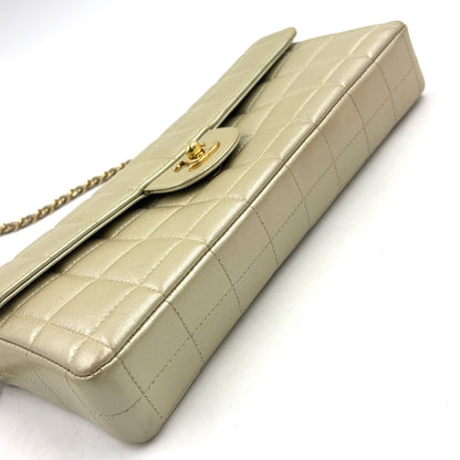 Chanel Chocolate Bar Stand Lambskin Chien Panning Gold Shoulder — view 5