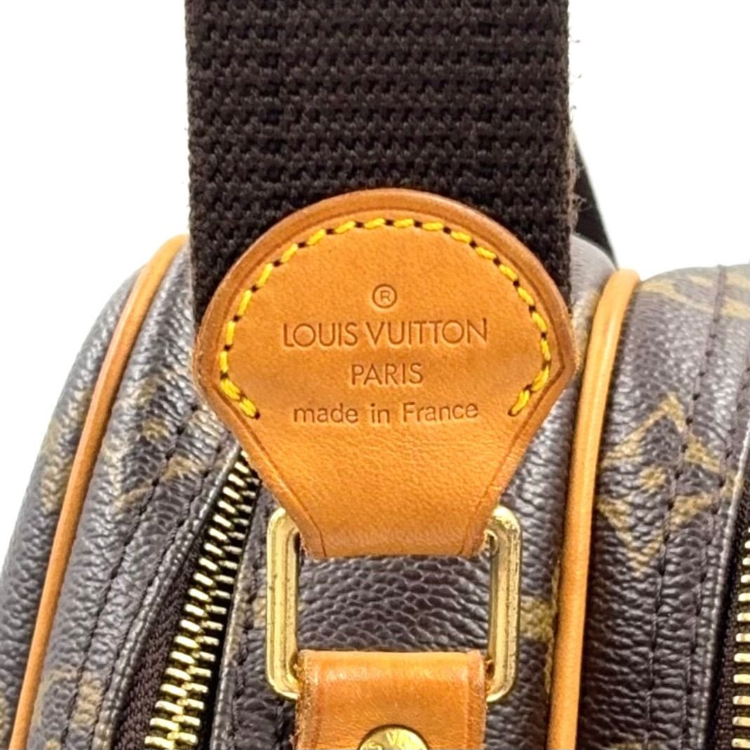 Louis Vuitton PM Monogram Leather Brown Shoulder Bag Gold — view 5