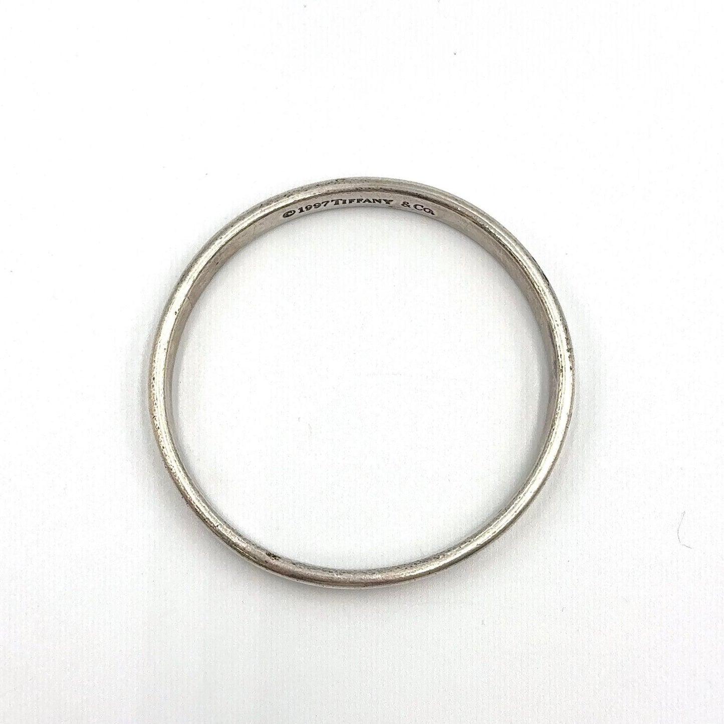 Tiffany & Co 1837 Narrow Silver Bangle Bracelet — view 3