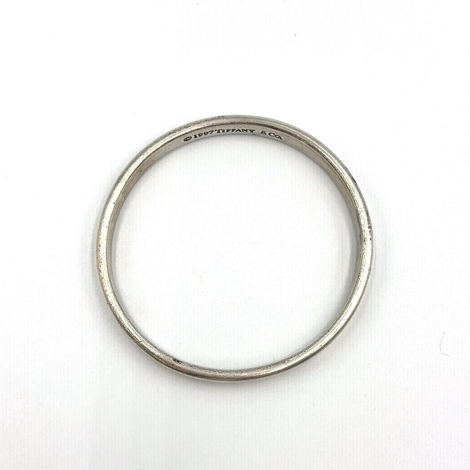 Tiffany & Co 1837 Narrow Silver Bangle Bracelet — view 3