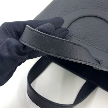 Hermes in the Loop 18 Taurillon Leather Black Handbag Gold — view 8