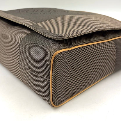 Louis Vuitton Damier Geant Leather Nylon Khaki Brown Lightbrown Shoulder — view 7