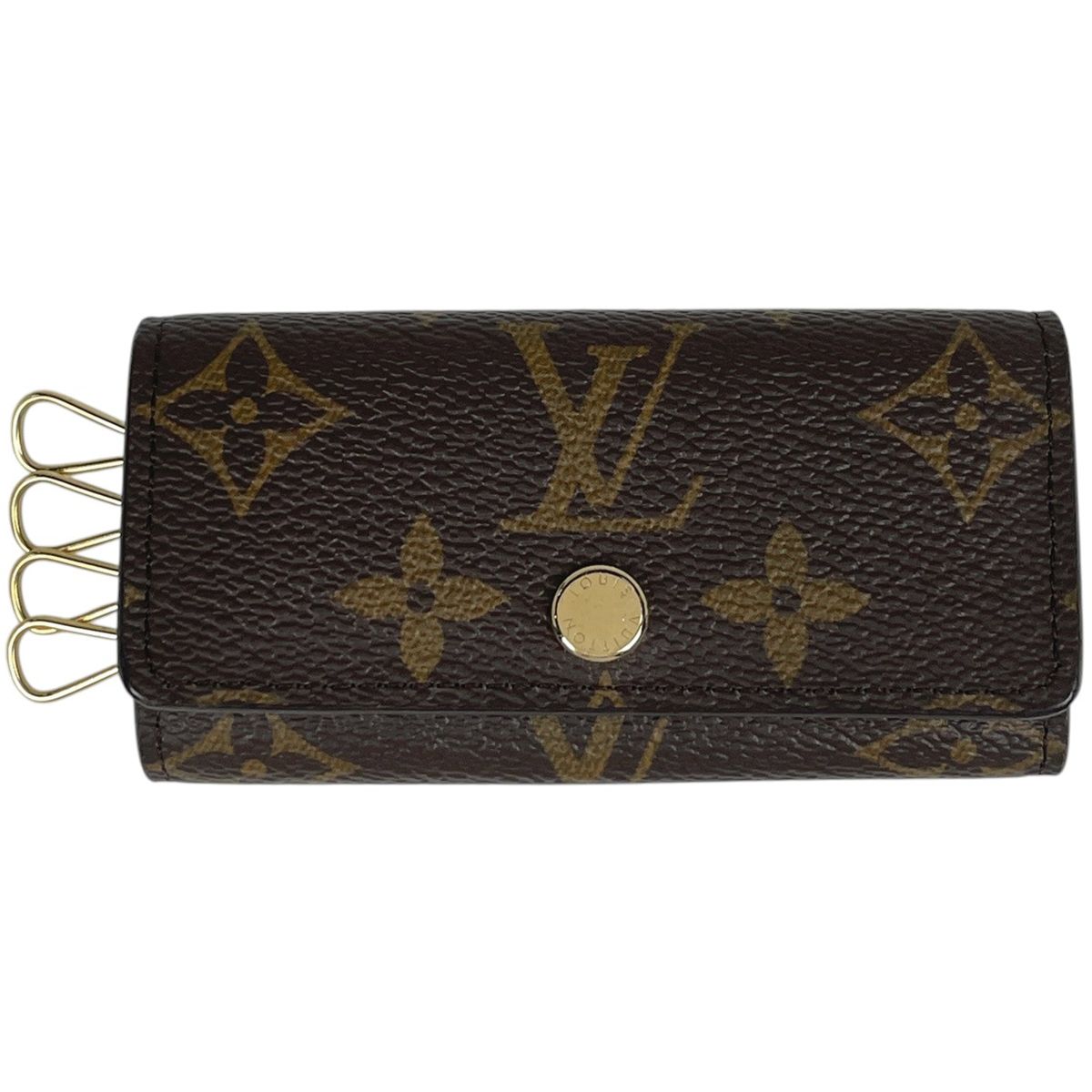 Louis Vuitton Multicles 4 Key Case Monogram Brown Key Holder