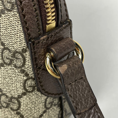 Gucci Shoulder Bag Ophidia GG Double Supreme Brown — view 4