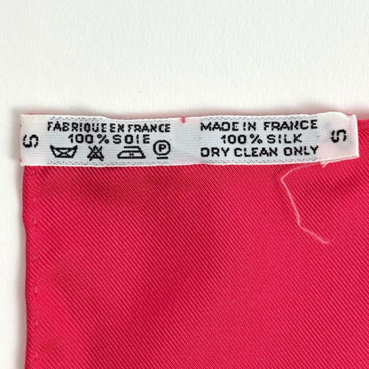 Hermes Carre 90 Grands Fonds Scarf Silk Pink — view 2