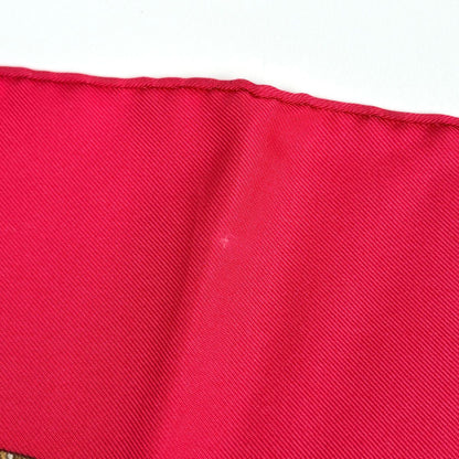 Hermes Carre 90 Grands Fonds Scarf Silk Pink — view 3
