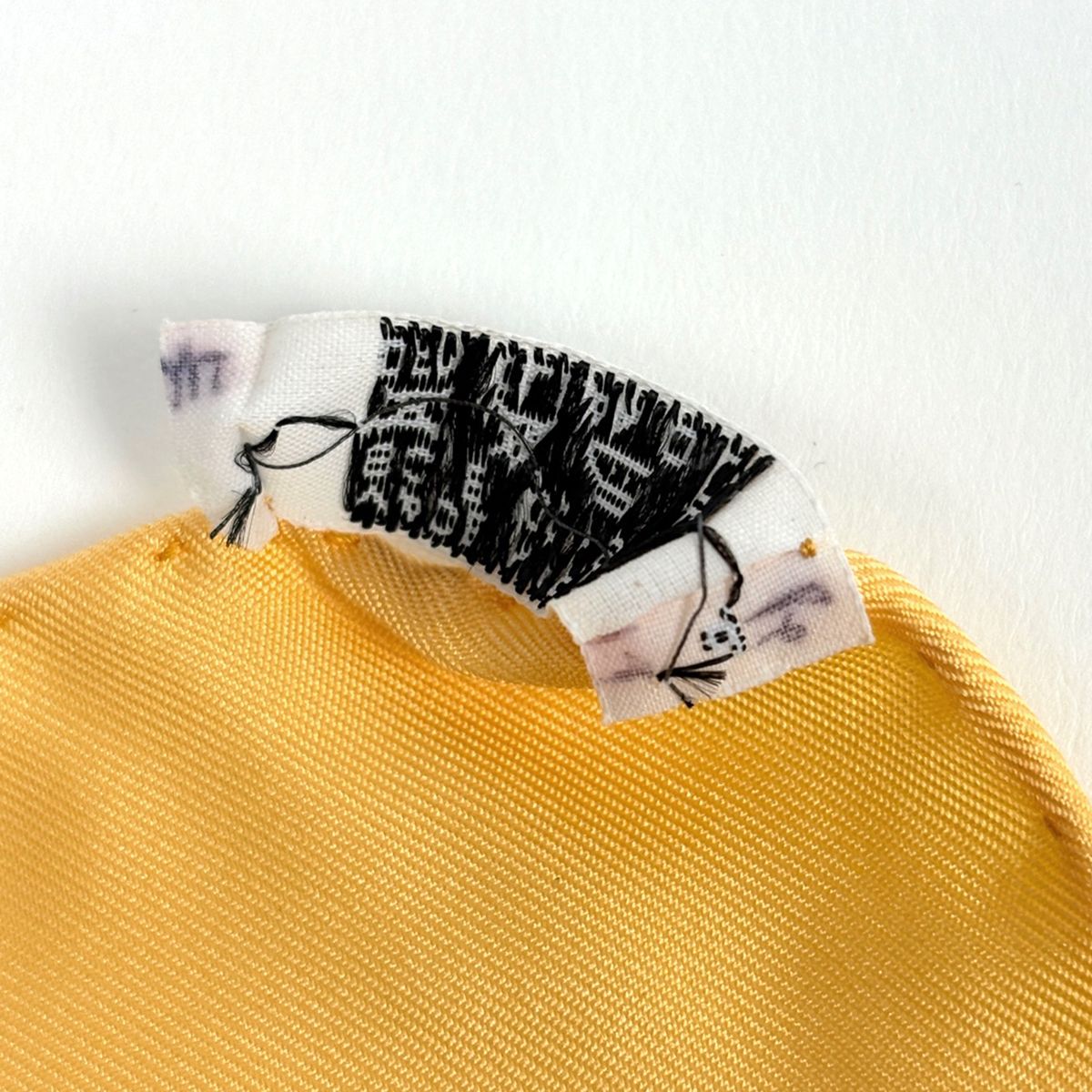 Hermes Carre 90 a Contre Courant Scarf Silk Yellow Multicolor — view 3