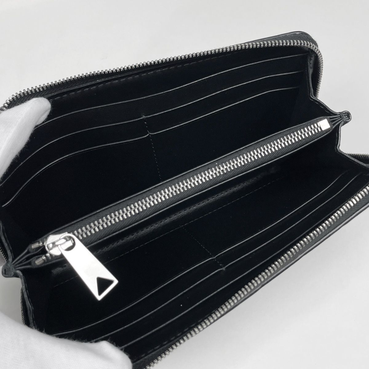 Bottega Veneta Intrecciato Wallet Calf Black — view 5